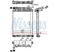 Radiator/Parts NISSENS 62648