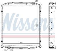 NISSENS 62876A Engine radiator