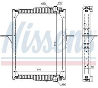 Radiator/Parts NISSENS 65475