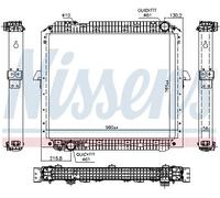 Radiator/Parts NISSENS 67178