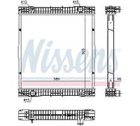 Nissens 67184 Radiator, engine cooling