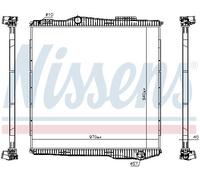 Radiator/Parts NISSENS 672910