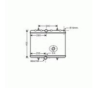 PRASCO PEA2314 Engine radiator