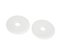 Radiator Pipe Cover Collar, 2 Pack 15mm Hole 70mm Dia, Slide On Plastic Trim Ring, Snap Fit Install No Tools, Decorative Concealer for Heating Water Gas Pipes White Black Silver Gold(white)
