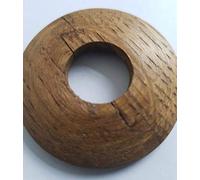 Radiator Pipe Covers 2 Pack Solid Unfinished Wood Amtico Karndean Kahrs (Light Smoked Oak)