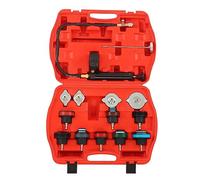 Radiator Pressure Tester, Cooling System Pressure Test Kit with Accurate Pressure Gauge, Premium Material and Multiple Adapters for, and More