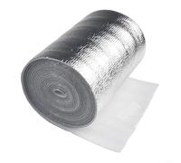 Radiator Reflective Insulation Film Aluminum Foil Thermal Barrier 5m x 0.2m x 3mm Wall Heat Reflector for Home Heating Energy Saving Building Insulation