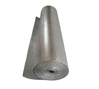 Radiator Reflector Panels, Reflective Double Bubble Foil Insulation Thermal Vapor Barrier 5mm 10mm Multiple Sizes(3mm(thk),1 * 10M (10m²))(10mm(thk),1 * 10M (10m²))