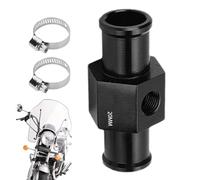 Radiator Sensor Adaptor Hose, High-Density Aluminum Joint Pipe, General Water Temp Attachment, Engine Cooling Connector for Cars, Trucks, Racing and Tuning Use, Aluminum Alloy