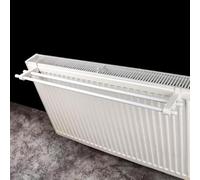 Radiator Shelf, Over Radiator Shelf, Double Clothes Drying Rack, No Punching Required, for Living Rooms, Bedrooms, Kitchens, Bathrooms, Offices, and Hallways(50cm/20in)