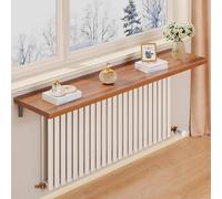 Radiator Shelf Storage Rack, Over Radiator Heat Shelf for Storage and Decoration, Dust-Proof with Bracket, for Living Room Bedroom Hallway