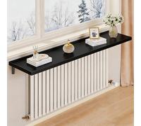 Radiator Shelf Storage Rack, Over Radiator Heat Shelf for Storage and Decoration, Dust-Proof with Bracket, for Living Room Bedroom Hallway
