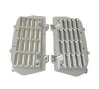 Radiator Side Panels Motorcycle Radiator Guards CNC Frame Grilles Fit For KTM 125-500 XC XCF SX SXF XCW XCFW EXC EXC-F TPI Six Days 2024 Motorcycle Frame Panels(Silver)