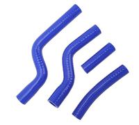 Radiator Silicone Hose Kit High Temp Superior Sealing Performance Durable Motorcycle Radiator Coolant Hose for YZF250 YZ250F 2007 2009 4PCS (Azul)