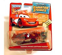 Radiator Springs Lightning McQueen Die Cast Car & Accessory Bonus Bumper Sticker!