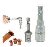 Radiator Spud Wrench - Plumbing Spud Wrench | 1/2 Inch Square Maintenance Spanner | 4-in-1 Multi-Purpose Tool, Durable Chrome Vanadium Steel, Professional Plumber Grade, Toilet