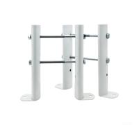 Radiator Support Feet 45cm for Home Safety | Solid steel build, prevents tipping, supports heavy cast iron radiators, for ideal for weak walls