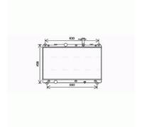 AVA COOLING SYSTEMS SZ2147 Engine radiator