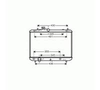 PRASCO SZA2083 Engine radiator