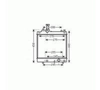 Radiator SZA2113 AVA 1770068K00 17700M68K00 17700M68K00000 214004A00D
