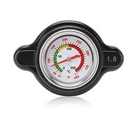 Radiator Thermometer Gauge Cap, High Pressure Radiator Cap with Temperature Gauge 1.8 Bar 1638630001 High Accuracy Replacement thermometer thermometer
