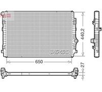 Engine Cooling Radiator Fits Audi A3 Q2 Q3 TT Seat Ateca Skoda VW DENSO DRM02046