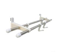 Radiator Towel Racks, Compact Radiator Towel Hanger Anti Slip Scratch Over Door Towel Rail Hanging, Storage Holder for Heating Radiator(Double pole) Show Double pole