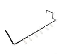 Radiator Towel Rail No Drill Hanging Hook 50cm(Black)