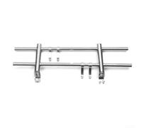 Radiator Towel Rail, Stainless Steel Panel Radiator Clothes Rack, Efficient Drying Towel Rail with 4 Hooks, 50cm/60cm Double Rod
