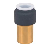 Radiator Valve 15mm x 10mm Anthracite Pushfit Reducing Straight Speed Fit Compression Stem