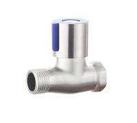 Radiator Valve 3pcs Stainless Steel Quarter Turn Water Stop Valve for Bathroom for Angled Radiator Valves
