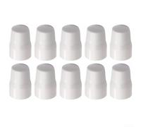 Radiator Valve Cap, ABS Plastic Radiator Valve Cap Easy Push-Fit Replacement Heater Central Home Cover Valve, White(10pcs)