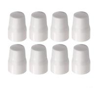 Radiator Valve Cap White Plastic Replacement Heating System Radiator Valve Insert With Protective Cap for Home Central Heating Systems(8PCS)
