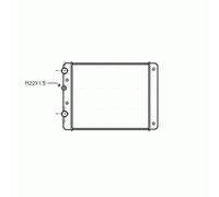 AVA Coolant Radiator VN2129 for SEAT AROSA (1997) 1.4 etc