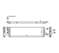 Radiator VN2455 AVA 7E0121212A