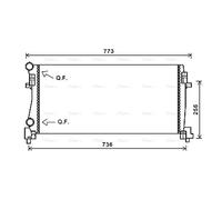 AVA VNA2340 Cooling Radiator