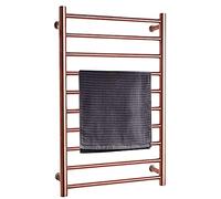 Radiator, Wall Mounted Heater Towel Rail, for Bathroom 10 Bars Electric Heated Towel Racks, 304 Stainless Steel (Plug in)