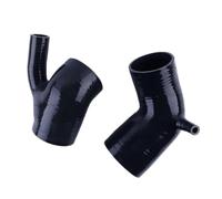 Radiator Water Hose Compatible with BMW for E46 M54 M52 325i 323i 328i L6 2.5L 2.8L 1997-2004 2005 2006 Radiator Air Intake Hoses Throttle Body Boot Kit(Black)