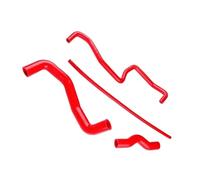 Radiator Water Hose Compatible with Infiniti for G35 Z33 V35 VQ35DE 2003 2004 2005 2006 2007 Silicone Coolant Radiator Hose Water Tank Engine Pipe Kit(Red)