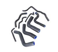 Radiator Water Hose Compatible with Mazda for Roadstar for Miata for MX-5 NA6CE B6ZE 1.6L 1989 1990 1991 1992 1993 Silicone Radiator Coolant Hose 9PCS(Black)