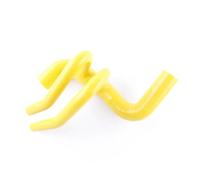 Radiator Water Hose Compatible with Peugeot 106 for GTI 1996 1997 1998 1999 2000 2001 2002 2003 2004 TU5J4 Engine Silicone Radiator Upper Inlet Intake Top Hose Pipe Tube(Yellow)