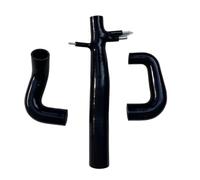 Radiators Overflow Pipe Compatible with Smart for Roadster 452 for Two 450 1999-2007 Intercooler for Turbo Hose Air Intake Radiator Pipe(Black)