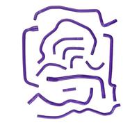 Radiators Overflow Pipe Compatible with Toyota for Celica ZZT231 190 1999 2000 2001 2002 2003 2004 2005 2006 Radiator Hose Crankcase Breather Tube Pipe(Purple)