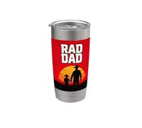Radical Dad Western Style Father and Son Walking Sunset Stainless Steel Insulated Tumbler