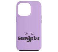Radical Feminism, Minimal Statement Typography Case for iPhone 13 Pro