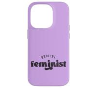 Radical Feminism, Minimal Statement Typography Case for iPhone 14 Pro