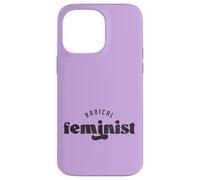 Radical Feminism, Minimal Statement Typography Case for iPhone 14 Pro Max