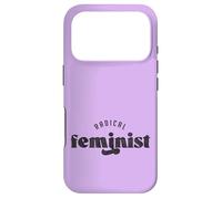 Radical Feminism, Minimal Statement Typography Case for iPhone 17 Pro