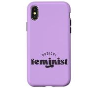 Radical Feminism, Minimal Statement Typography Case for iPhone X/XS
