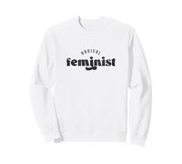 Radical Feminism, Minimal Statement Typography Sweatshirt